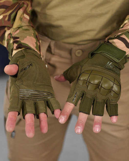 Тактические перчатки mechanix m-pact 3 olive ВТ6049 M - изображение 2