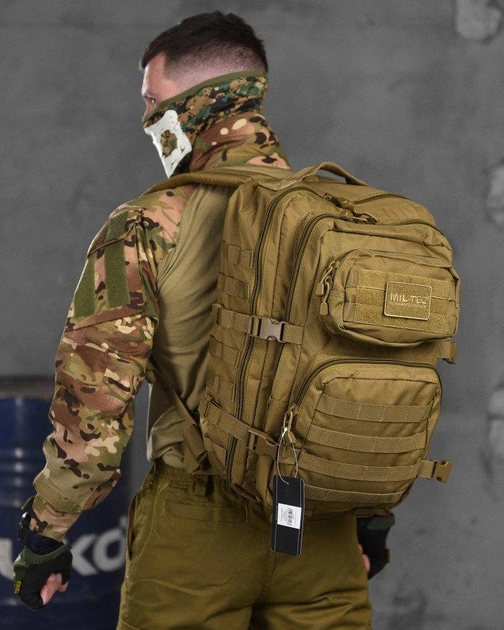 Тактический рюкзак MIL-TEC Assault 36 л cayot ЛГ7149 - изображение 2