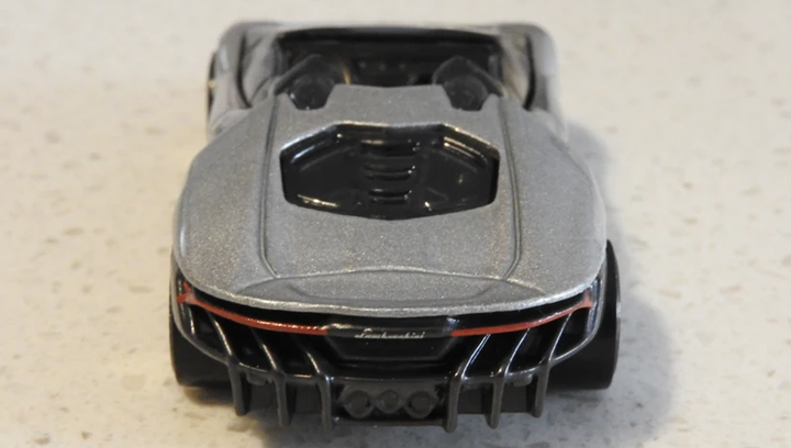 Машинка Базовая Hot Wheels '16 Lamborghini Centenario Roadster Roadsters 1:64 FYB38 Grey - изображение 7