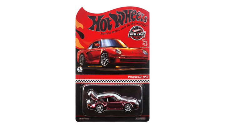 Машинка Premium Hot Wheels Porsche 959 Red Line Club RLC 1