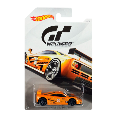 Тематическая Машинка Hot Wheels McLaren F1 GTR Gran Turismo 1:64