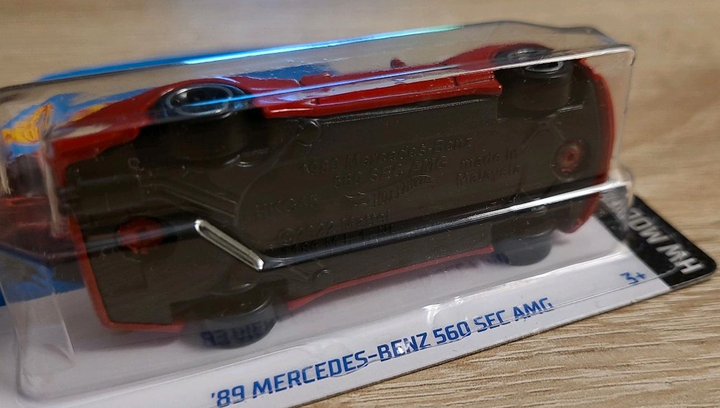 Машинка Базова Hot Wheels '89 Mercedes-Benz 560 SEC AMG Modified 1