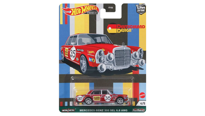 Машинка Premium Hot Wheels Mercedes-Benz 300 SEL 6.8 AMG
