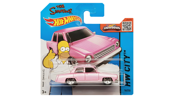 F8号, 額なし、「ベルギーの農家」 Машинка Базовая Hot Wheels The Simpsons Family Car City 1:64 CFG80