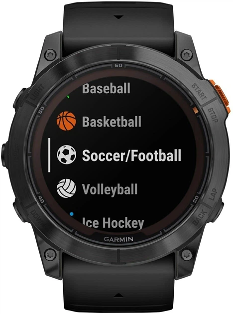 Смарт-часы Garmin Fenix 7X Pro Solar Slate Grey w. Black Band (010-02778-00/01) - изображение 2