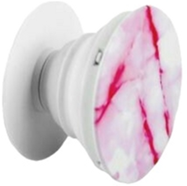 Uchwyt i podstawka do telefonu iLike Universal Pop Holder Marble Pink (ILIUNPH46) - obraz 2