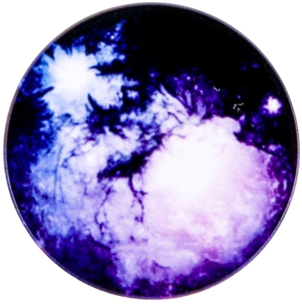 Uchwyt i podstawka do telefonu iLike Universal Pop Holder Nebula Purple (ILIUNPH7) - obraz 1