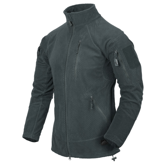 Кофта флисовая Helikon-Tex Alpha Tactical Jacket Shadow Grey, 3XL - изображение 1