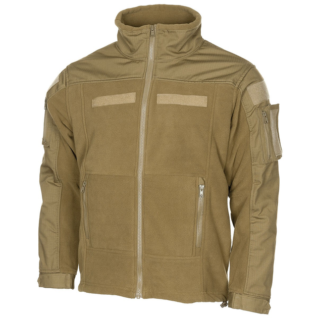 Флисовая кофта тактическая MFH «Combat» Coyote Tan, S - изображение 1