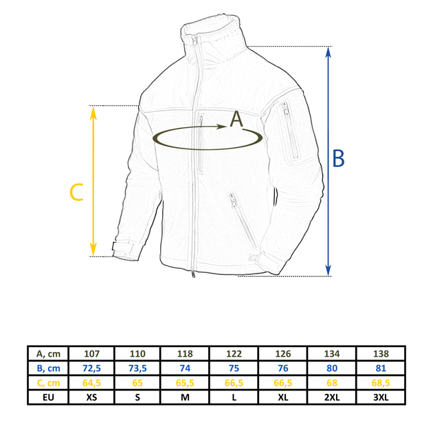 Кофта флісова Helikon-Tex Classic Army Jacket Coyote, 3XL - зображення 2