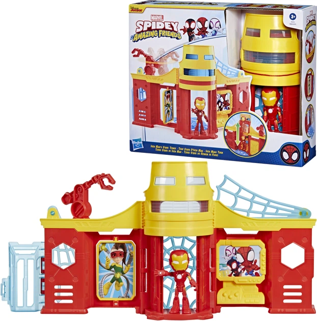 Zestaw do zabawy Hasbro Spidey And His Amazing Friends Stark Tower (F8842_F9351) - obraz 5