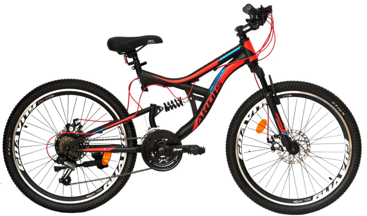 Акція на Велосипед Ardis Buggy 24" 16" 2023 Чорно-червоний (0211) від Rozetka