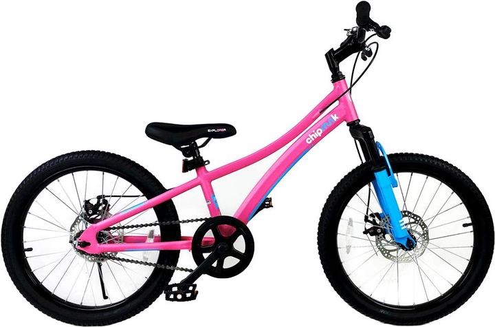 Акція на Велосипед RoyalBaby Chipmunk Explorer 20" Рожевий (CM20-3-pink)  + Велосипедні шкарпетки в подарунок від Rozetka