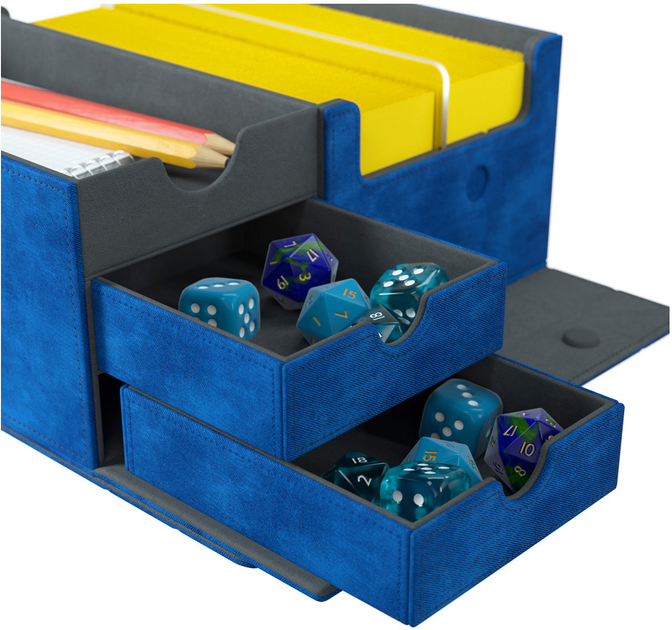 Pudełko na karty Gamegenic Games' Lair 600+ Convertible Blue (4251715410417) - obraz 3