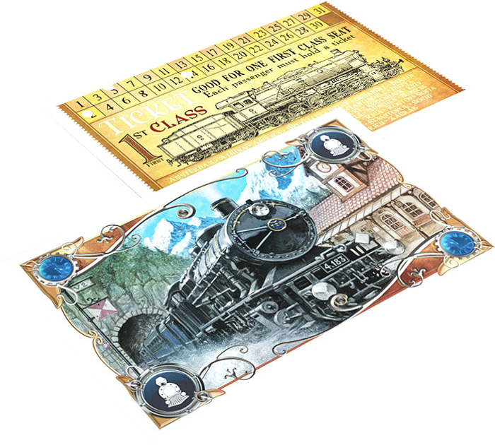 Koszulki na karty Gamegenic Ticket to Ride Europe Art Sleeves 58 x 90 mm 168 szt (4251715410493) - obraz 6
