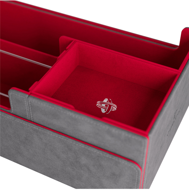 Pudełko na karty Gamegenic Cards' Lair Pro 1000+ Convertible Grey / Red (4251715414491) - obraz 3