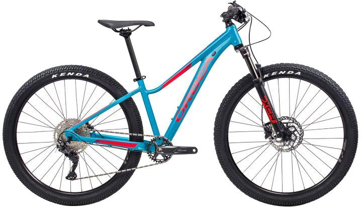 Акція на Велосипед Orbea MX 27 ENT XS XC 2021 Blue Bondi-Bright Red  + Велосипедні шкарпетки в подарунок від Rozetka