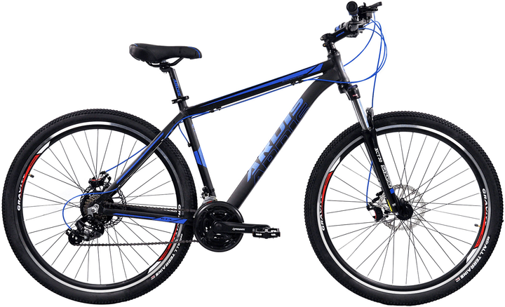 Акція на Велосипед Ardis GTA 29" 21" 2023 Чорно-синій (0259-21-С) від Rozetka