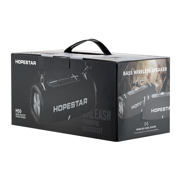 Портативна Bluetooth - колонка Hopestar H50 Black – фото, відгуки ...