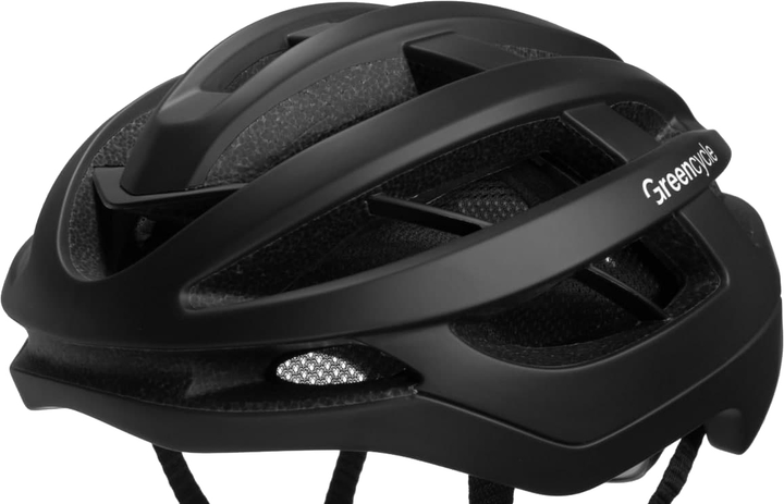 Велосипедний шолом Green Cycle ROCX 54-58 см Чорний матовий (HEL-65-58) - зображення 1