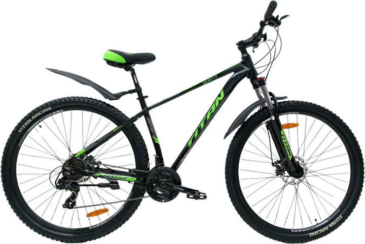 Акція на Велосипед Titan 30.5" Giant Рама-18" Black-Neon Green (30TJA-004995) + Велосипедні шкарпетки в подарунок від Rozetka