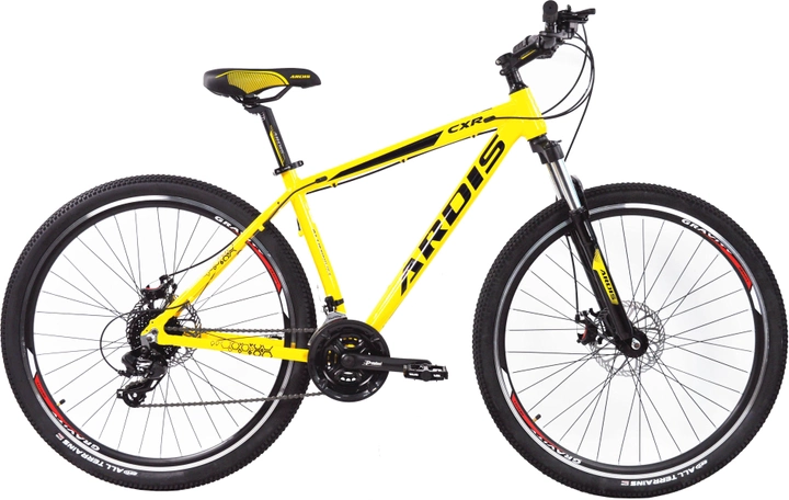 Акція на Велосипед Ardis CXR AL МТВ 29" 20" 2023 Жовтий (02601-200-1) + Велосипедні шкарпетки в подарунок від Rozetka