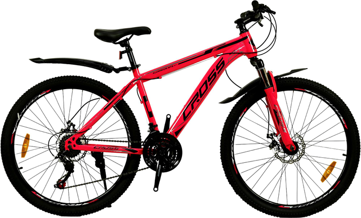 Акція на Велосипед Cross Stinger 26" Рама 17" 2022 Pink (26СTS-004313) + Велосипедні шкарпетки в подарунок від Rozetka