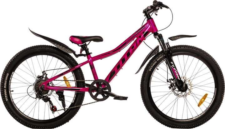 Акція на Велосипед Titan 24" Drone 2023 Рама-11" Pink-black (24TJA-004708) + Велосипедні шкарпетки в подарунок від Rozetka