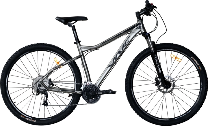 Акція на Велосипед VNC MontRider A7 29" XL/20" Сірий (V1A7-2951-GB)  + Велосипедні шкарпетки в подарунок від Rozetka