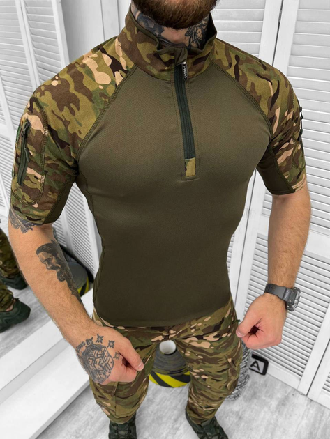 Убакс Тактична сорочка з коротким рукавом LOGOS, мультикам темний розмір М - зображення 1