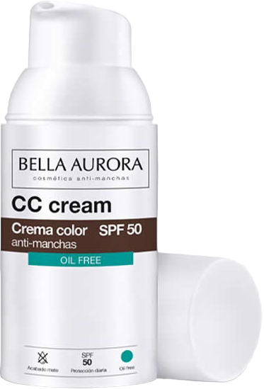 CC Krem Bella Aurora Anti-Blemish SPF 50 Oil Free 30 ml (8413400011200) - obraz 1