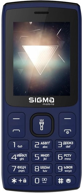 Телефон кнопочный Sigma X-style 34 NRG TYPE-C синий – фото, отзывы ...