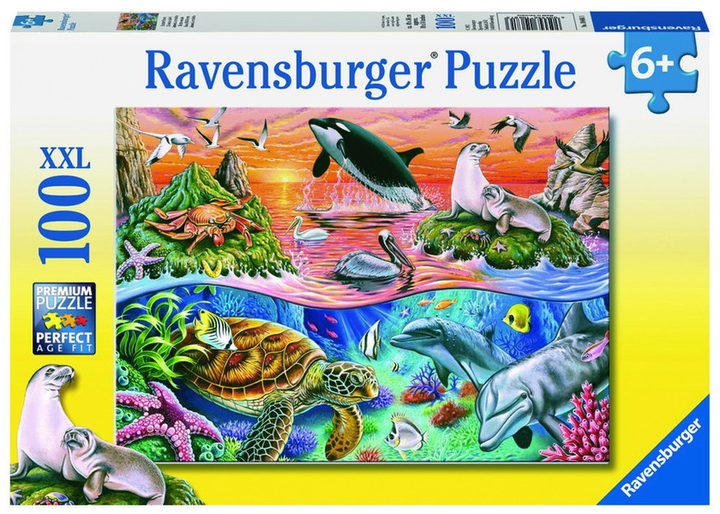 Puzzle XXL Ravensburger Piękny ocean 100 elementów (4005556106813) - obraz 1