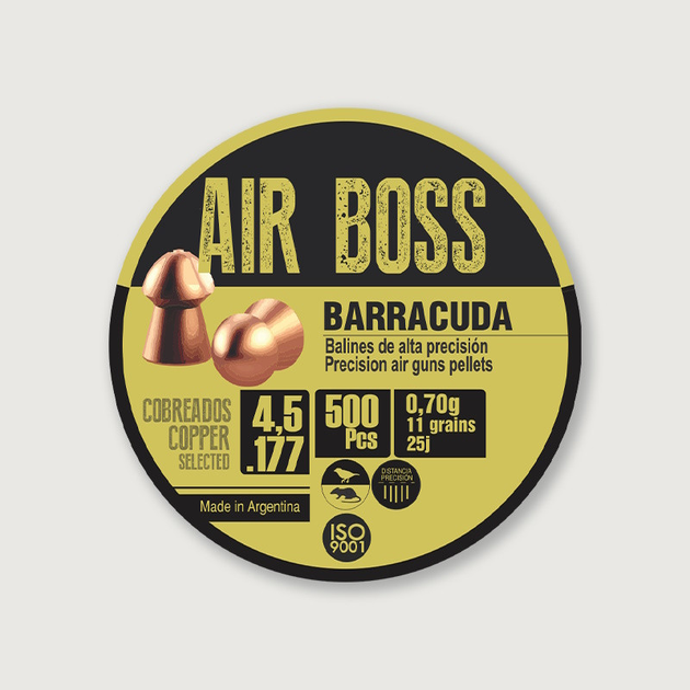 Пули Air Boss Barracuda Copper, 500 шт - изображение 1