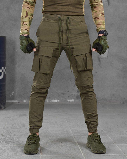 Тактичні штани/шорти combat олива ВТ1014 M - зображення 1