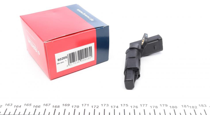 Датчик коленвала BREMI 60205 Skoda Fabia, Roomster, Rapid; Seat Ibiza, Toledo, Cordoba; Volkswagen Polo 03D906433, 03D906433A - изображение 1