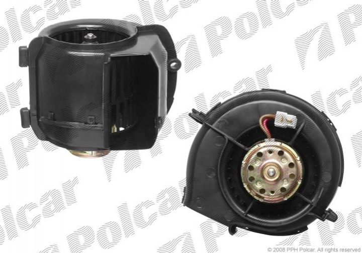 Вентилятор печки Polcar 1303NU1 Volkswagen Transporter, Passat, Golf, Jetta, Scirocco, Caddy; Audi 80 251819015, 321819015 - изображение 1