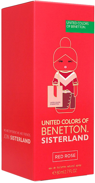 Туалетна вода для жінок United Colors of Benetton Sisterland Red Rose 80 мл (8433982018749) - зображення 2