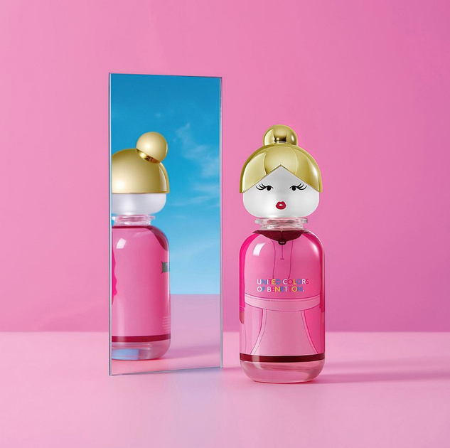 Zestaw damski United Colors of Benetton Sisterland Pink Raspberry Woda toaletowa 80 ml + Balsam do ciała 75 ml (8433982024658) - obraz 6