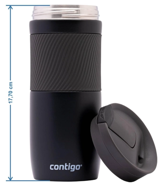 Термокухоль Contigo Byron Matte Black 470 мл (2095663) - зображення 5
