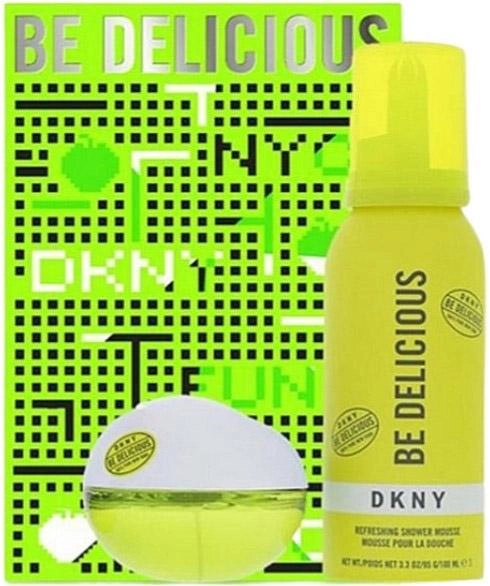 Zestaw damski DKNY Be Delicious Woda perfumowana 30 ml + Mus pod prysznic 150 ml (22548436806) - obraz 1