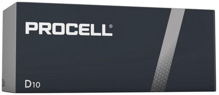 Лужні батарейки Duracell Procell LR20 Type D 10 шт (DRBLRPD) - зображення 1