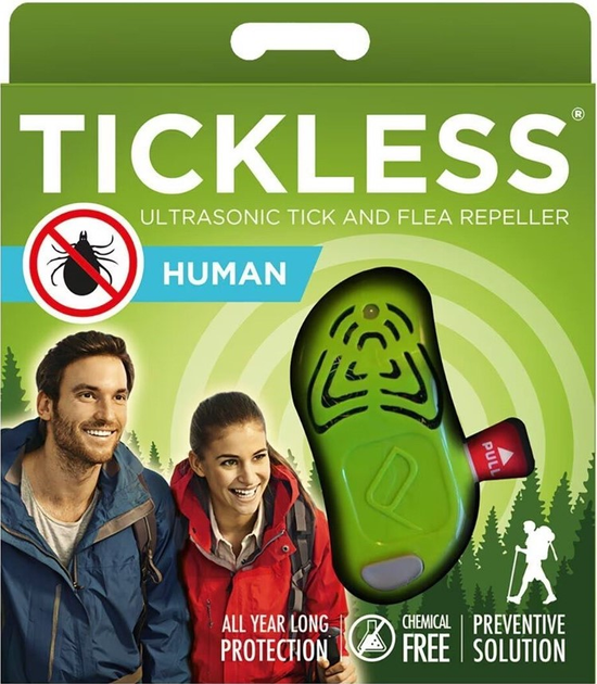 Засіб від кліщів для людей TickLess PRO 102GR Green (5999566450020) - зображення 1