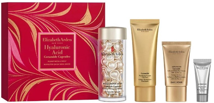 Zestaw do pielęgnacji twarzy Elizabeth Arden Ceramide Krem do twarzy SPF 15 15 ml + Krem oczyszczający 50 ml + Booster 5 ml + Kapsułki do twarzy 60 x 28 ml (85805374969) - obraz 1