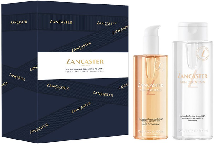 Набір для догляду за обличчям Lancaster Skin Essentials Очищувальний тонік 400 мл + Пом'якшувальний тонік 400 мл (3616304197628) - зображення 1