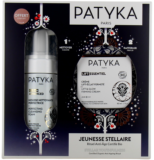 Набір для догляду за обличчям Patyka Jeunesse Stellaire Крем 50 мл + Пінка для вмивання 100 мл (3700591969072) - зображення 1