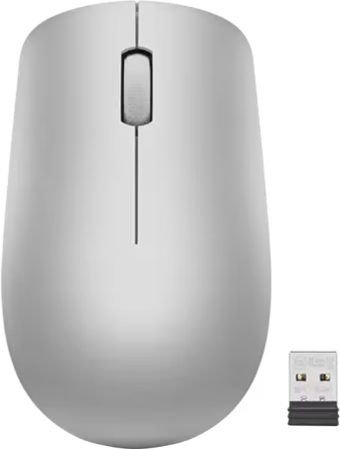 Mysz Lenovo 530 Wireless Platinum Grey (GY50Z18984) - obraz 1