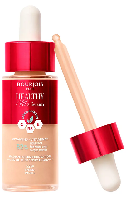Тональная основа Bourjois Healthy Mix Serum увлажняющая 57N Bronze 30 мл (3616305210104) - изображение 2