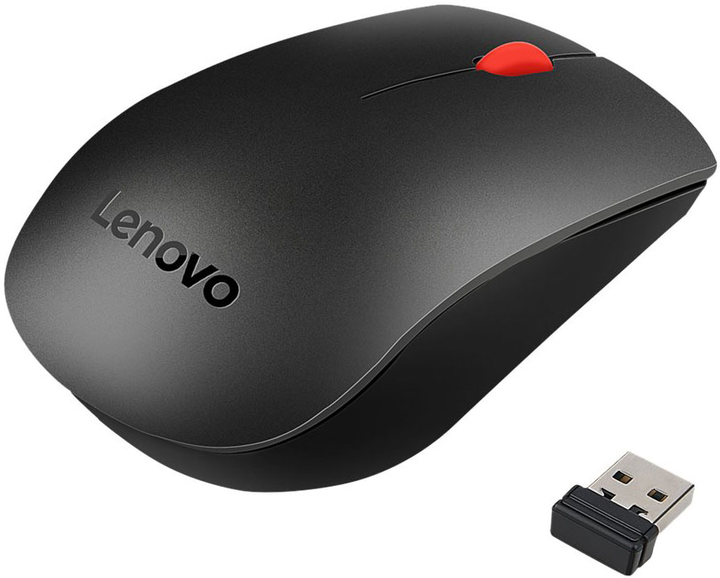 Миша Lenovo 510 Wireless 2.4 GHz Black/Orange (GX30N77996) - зображення 2
