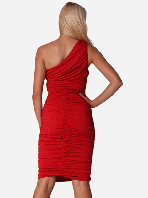 Плаття міді літнє жіноче Ax Paris DA1376 XL Червоне (5063259039974) - зображення 2